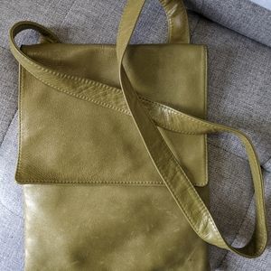 Canadian made leather crossbody purse